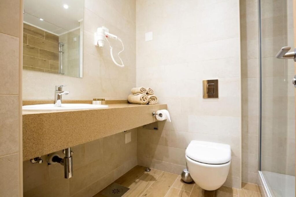 Etno naselje Vrdnička Kula - Kupatilo u apartmanu