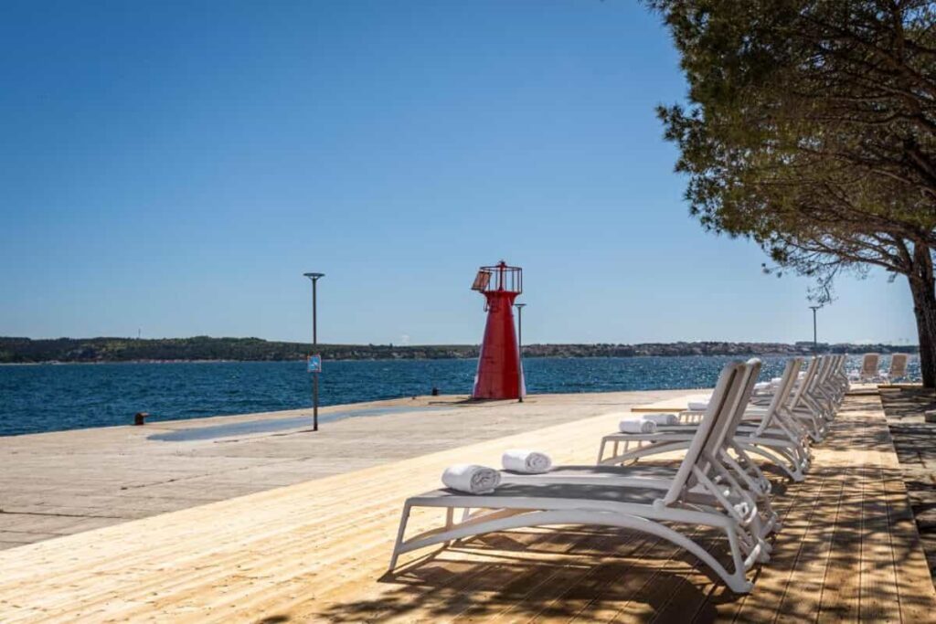 Hotel Histrion - Portorož - Plaža sa ležaljkama