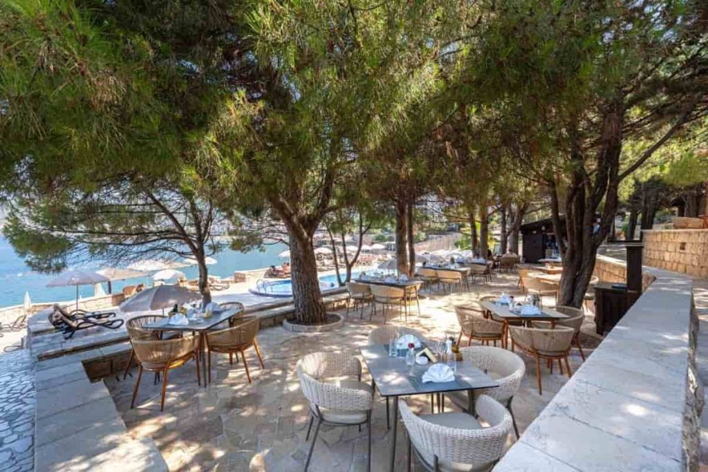 Radiddon Ruža Vjetrova, Dobre Vode - Spoljašnja terasa