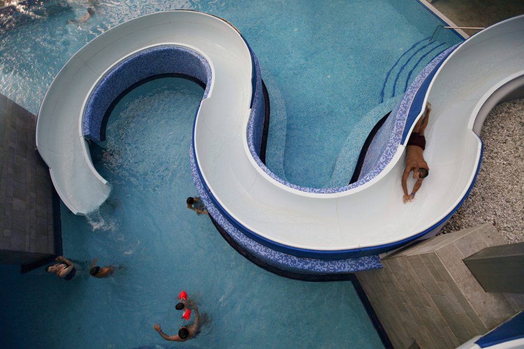 Hotel Rikli Balance, Bled - Tobogani u wellness centru